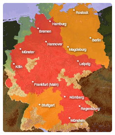 Zeckenwetter in Deutschland