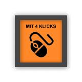 Mit 4 Klicks zum Ergebnis!